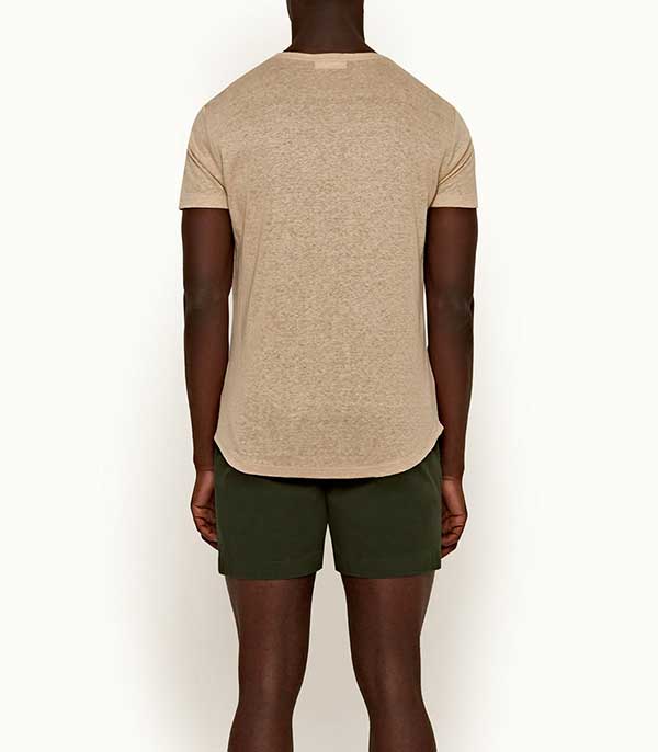 Short homme Bulldog Cotton Twill Amazonian Green Orlebar Brown