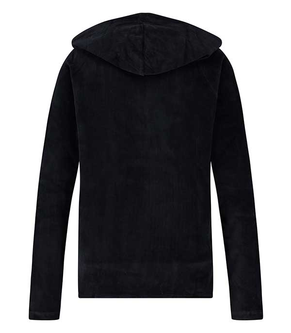 Sweat-shirt à capuche en velours Majestic Filatures