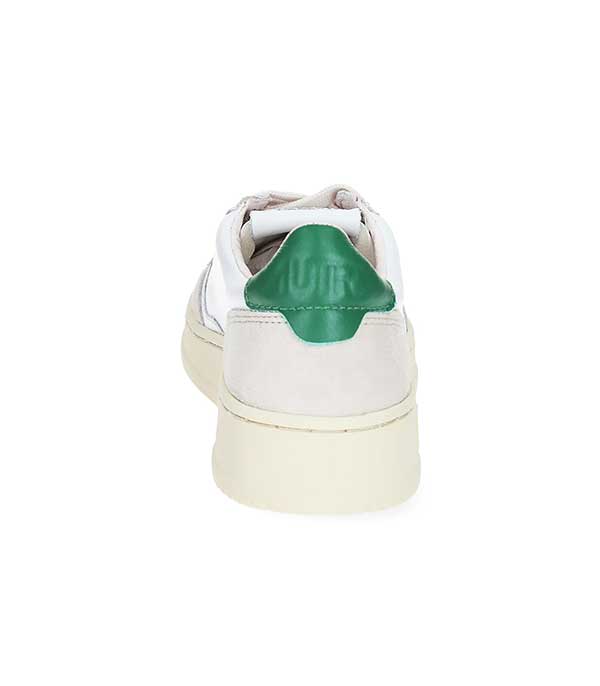Baskets homme Medalist Low Leather Suede White/Amazon Autry