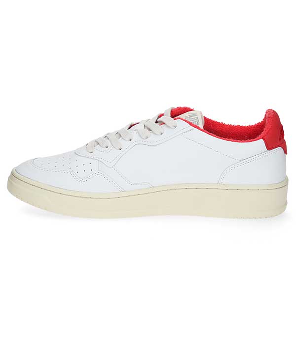 Baskets homme Medalist Low Goat Sponge White/Red Autry