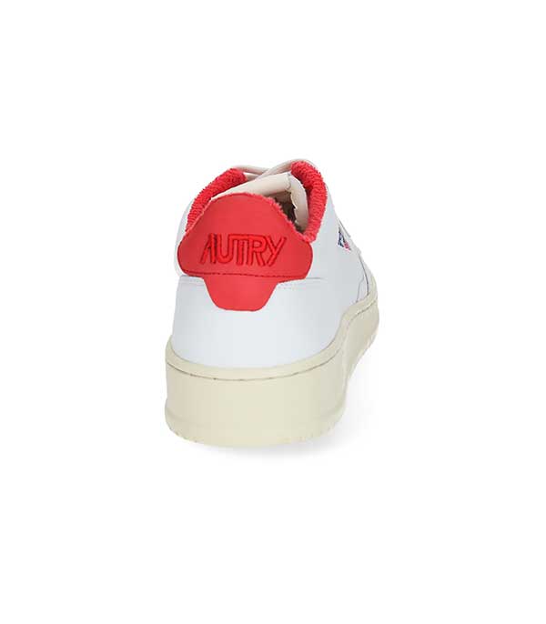 Baskets homme Medalist Low Goat Sponge White/Red Autry