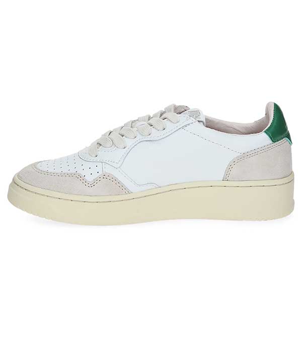 Baskets Medalist Low Leather Suede White/Amazon Autry