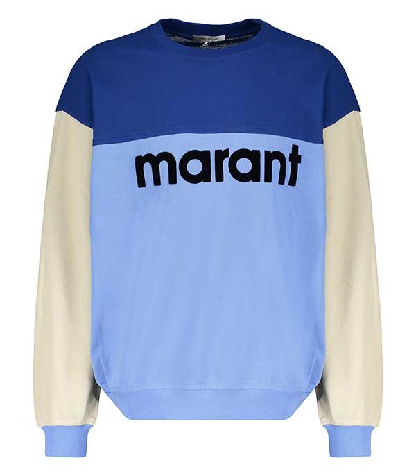 Sweat-shirt Homme Aftone Bleu Isabel Marant