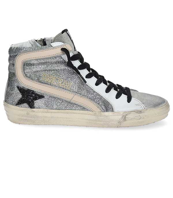 Golden Goose Woman Permanent Sky Star - White Silver 80185 pour femme
