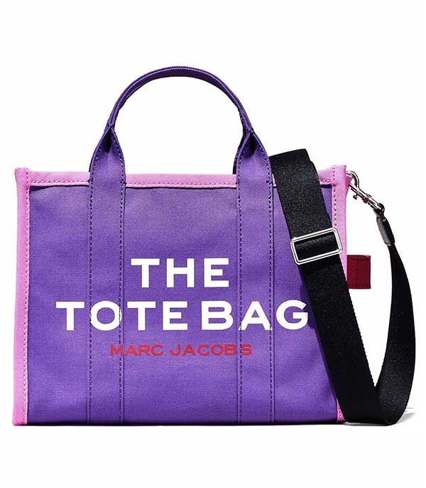 Sac The Small Colorblock Tote Bag Purple Marc Jacobs