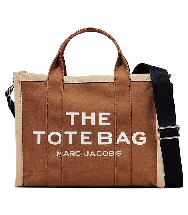 Sac The Small Colorblock Tote Bag Brown Marc Jacobs