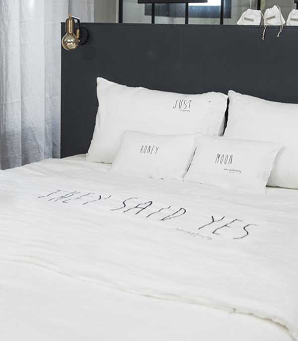 Edredon Loft Mariage Bed and Philosophy
