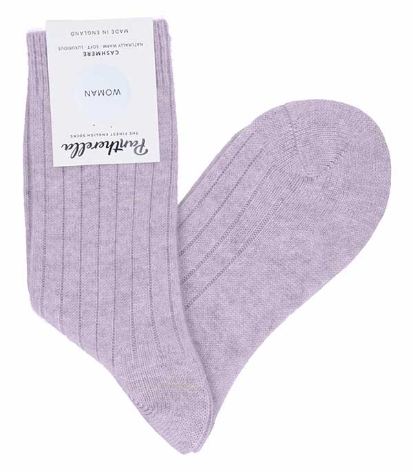 Women's socks in ribbed cashmere Tabitha Pantherella