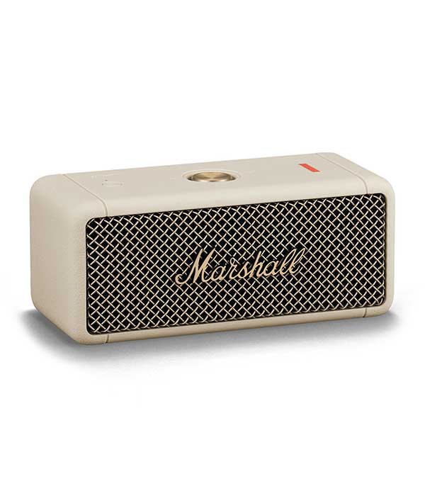 Emberton BT Cream portable speaker Marshall