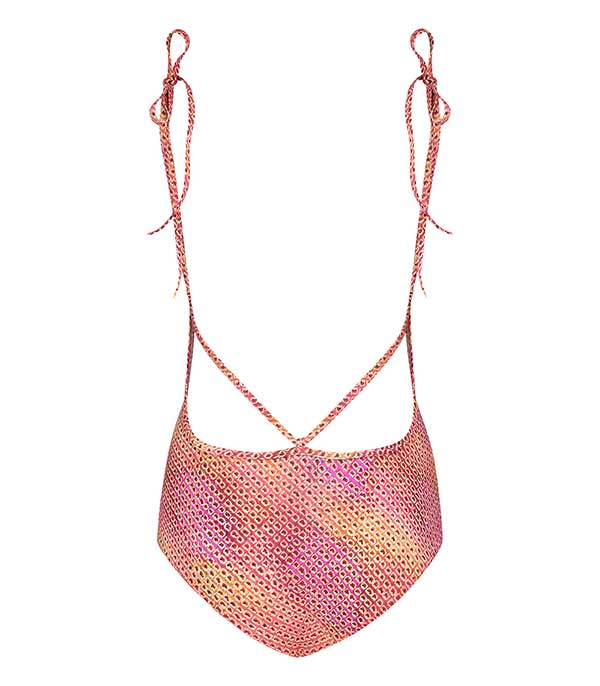 Maillot de bain une pièce Swan Tangerine Isabel Marant