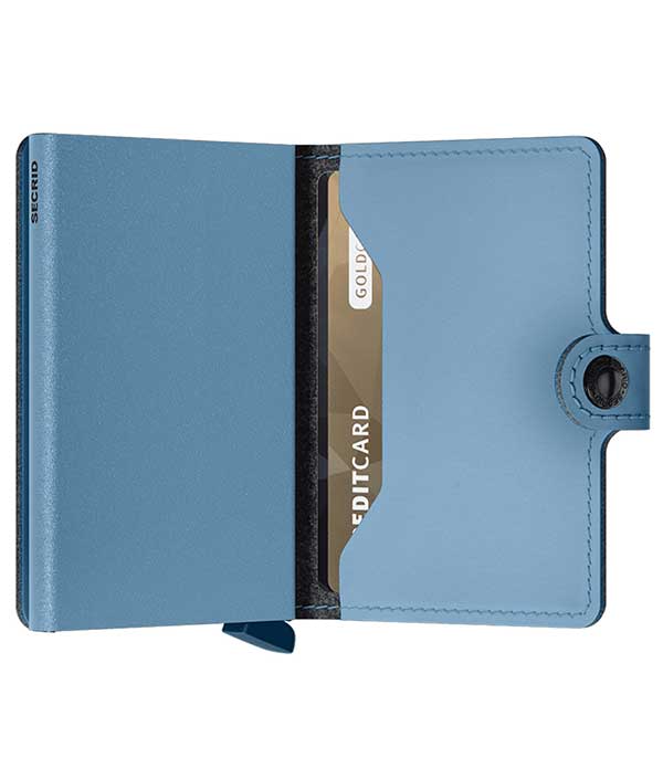 Porte-carte Miniwallet Yard Powder Sky Blue Secrid