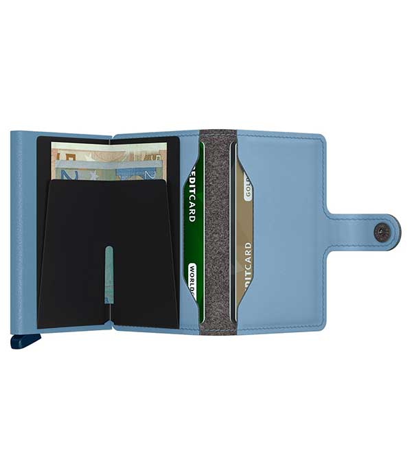 Porte-carte Miniwallet Yard Powder Sky Blue Secrid