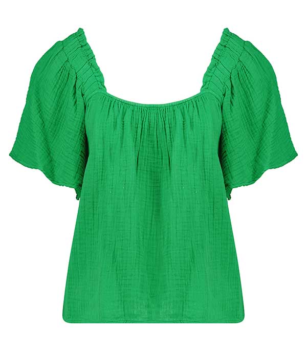 Top en gaze de coton Lou Clover Xirena