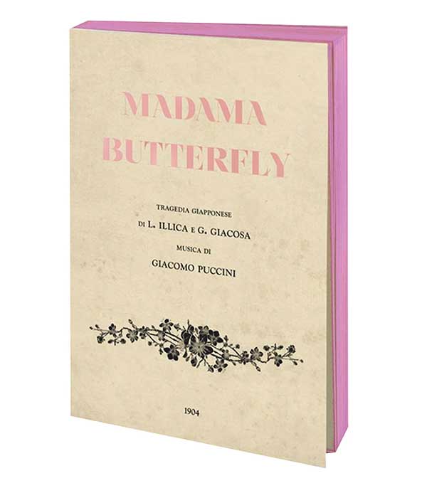 Mute Book Pocket Mme Butterfly  Slow Design