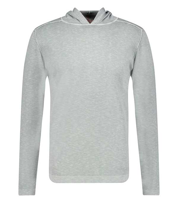 Sweat-shirt à capuche homme Taupe Wool&Co