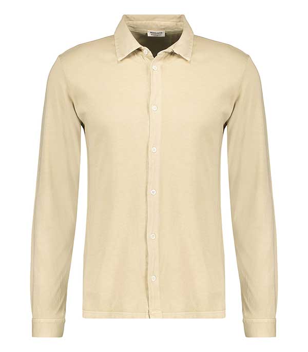 Chemise homme Jersey Sable Wool&Co
