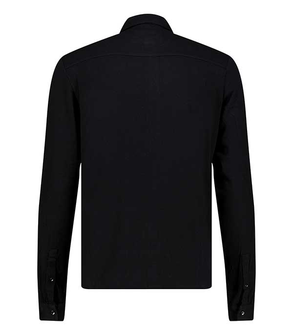 Chemise homme à manches longues Noir Majestic Filatures