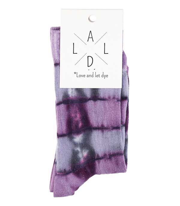 Chaussettes Tahoe Burgundy/Charcoal Love and let dye