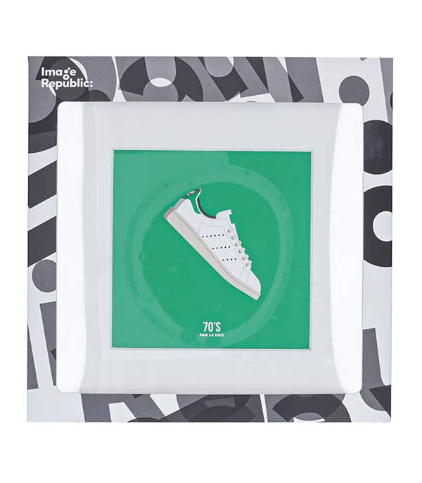 Affiche PDTC le duo 70 tennis 22 x 22 cm Image Republic