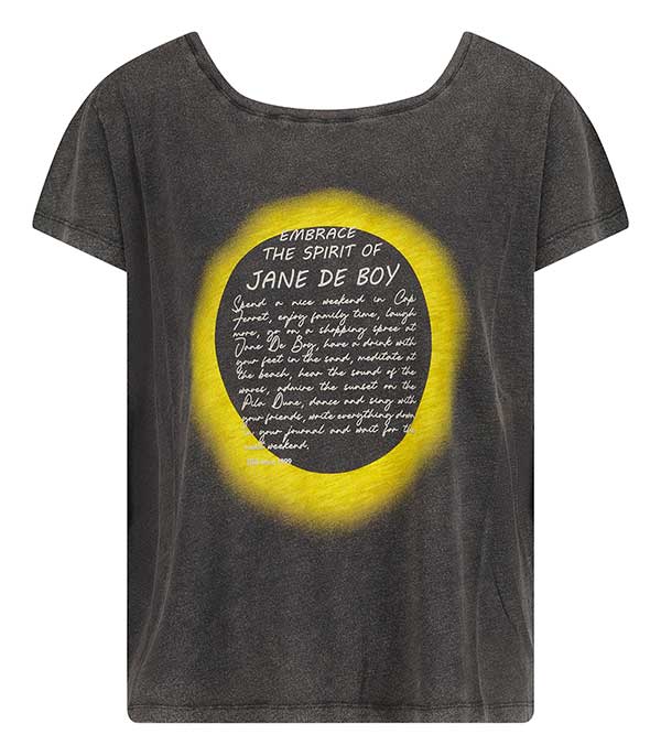 Tee-shirt Marie Jaune Carbone x Jane de Boy One Tee