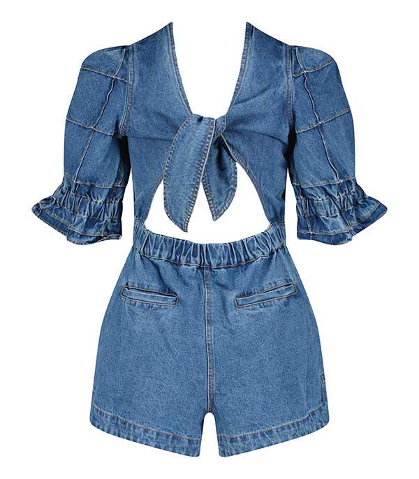Combishort en jean Dagmar Sea New York