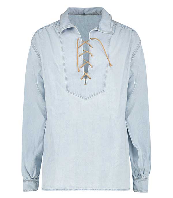 Top en denim Copper Blue Dove Xirena