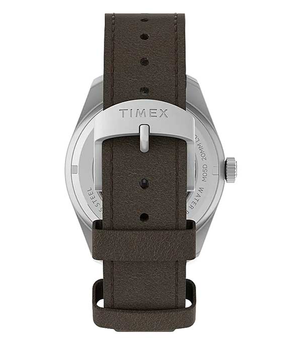 Montre Waterbury Dive Automatic 40 mm bracelet en cuir Timex