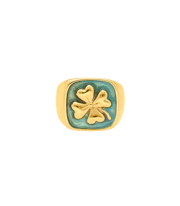 Bague Talisman Trèfle Goossens