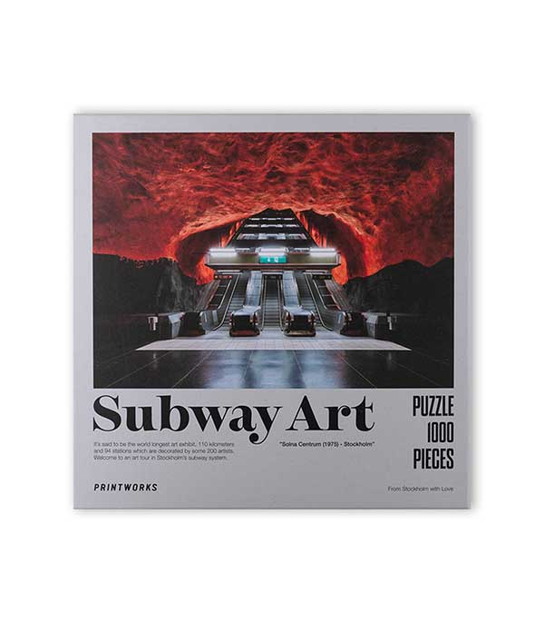 Puzzle Subway Art Fire 1000 pièces Printworks