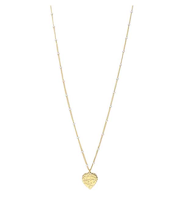 Collier Coeur Mini Doré Gas Bijoux