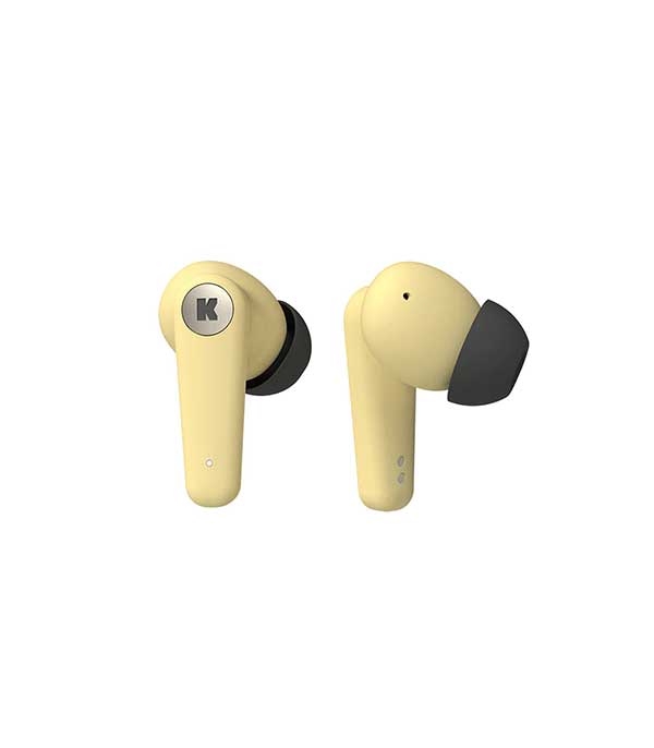 aSENSE Soft Yellow Kreafunk Wireless Headphones 