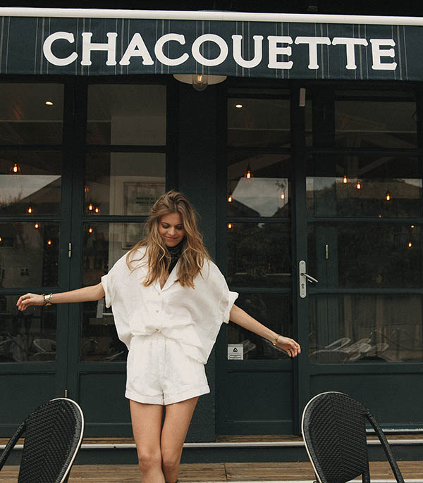 Chemise Tortola Blanche  Maison Saint Julien