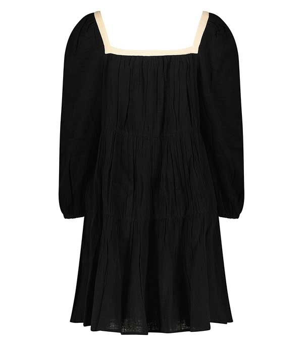 Robe Esperenza Contrast Noir Sable Anaak