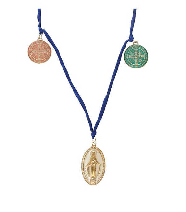 Collier 3 Médailles Miraculeuses x Jane de Boy Catherine Michiels