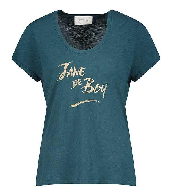 Tee-shirt Jane de Boy Chlorophylle  American Vintage