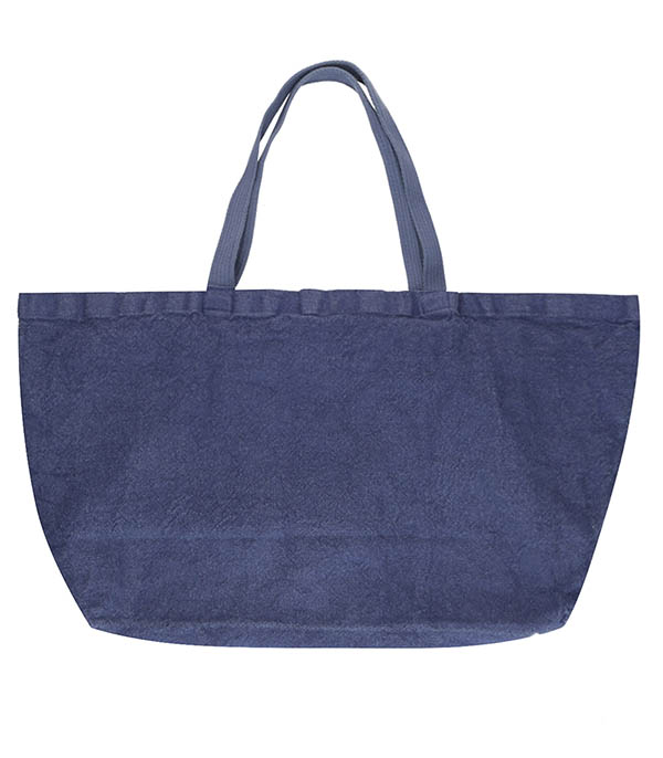 Indigo Linen Doudou Tote Bag Charvet Editions