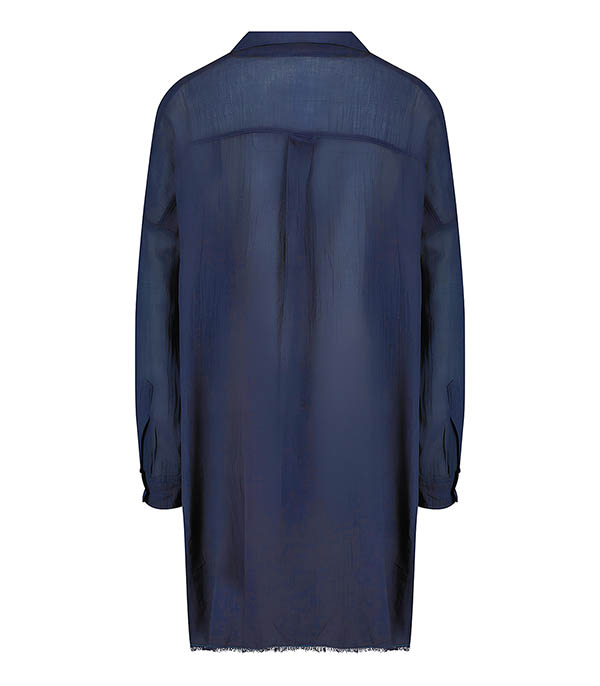 Mykonos Oversize Shirt Midnight Blue Maison Saint Julien