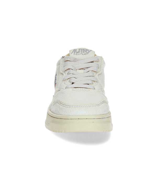 Baskets 01 Low Wom Leat Pony White Autry