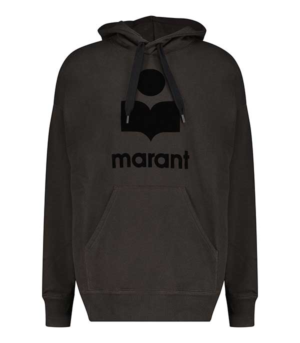 Hoodie pour homme Miley Faded Black Isabel Marant