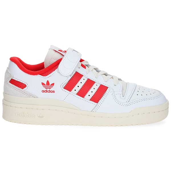 Basket Forum 84 Low blanche et rouge adidas Originals