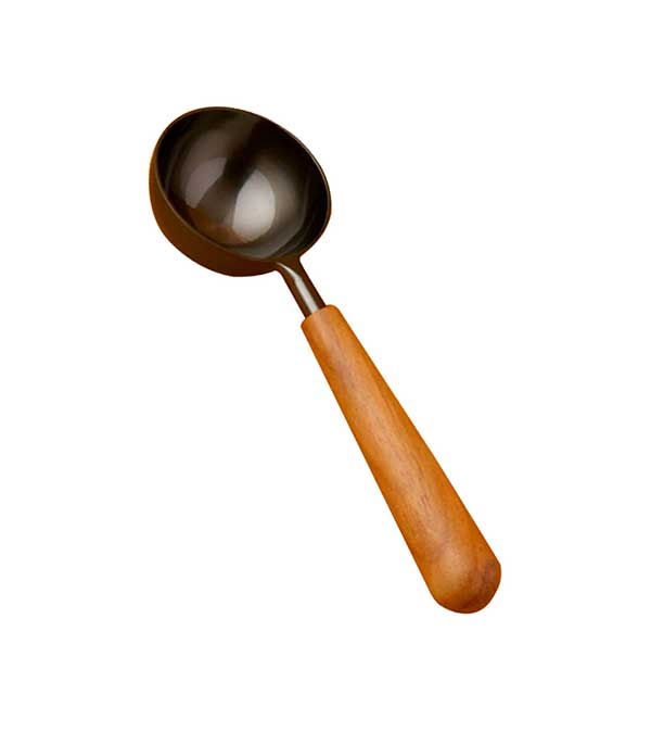 Onyx and wood ice spoon Be Home