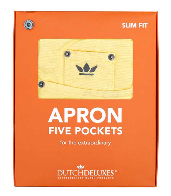 5 Pocket Cotton Apron Yellow Dutchdeluxes