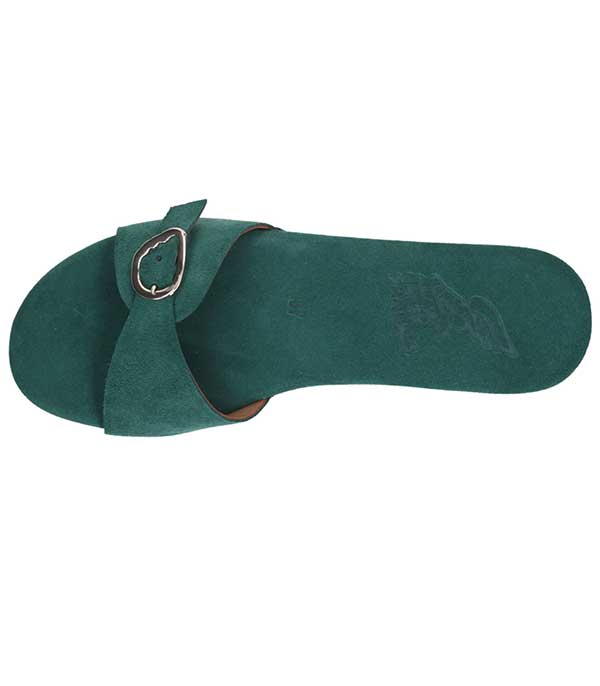 Sabots Omonia Green Ancient Greek Sandals