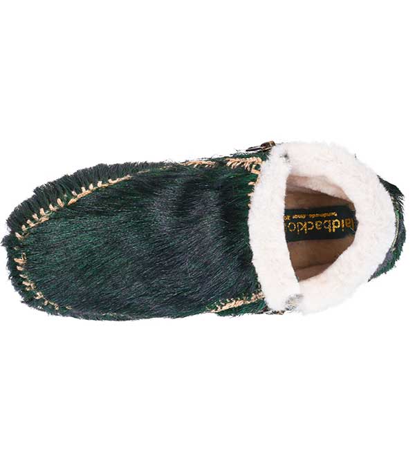 Boots Setsu Low Crochet Pony Green/Beige laidback london