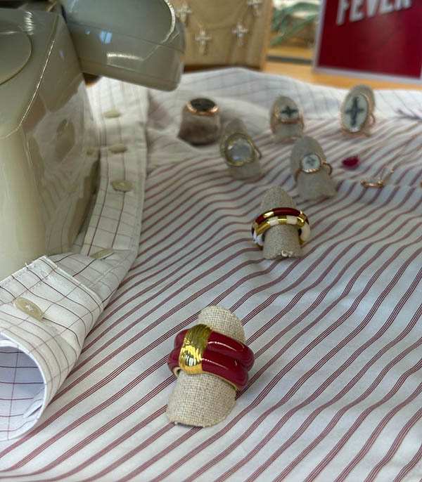 Bague Katt Bordeaux Aurélie Bidermann Bague Katt Bordeaux Aurélie Bidermann