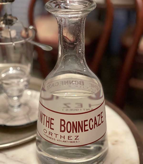 Carafe de bistrot Absinthe Bonnecaze Bonnecaze