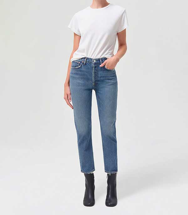 Jean droit Riley Collective en coton bio AGOLDE