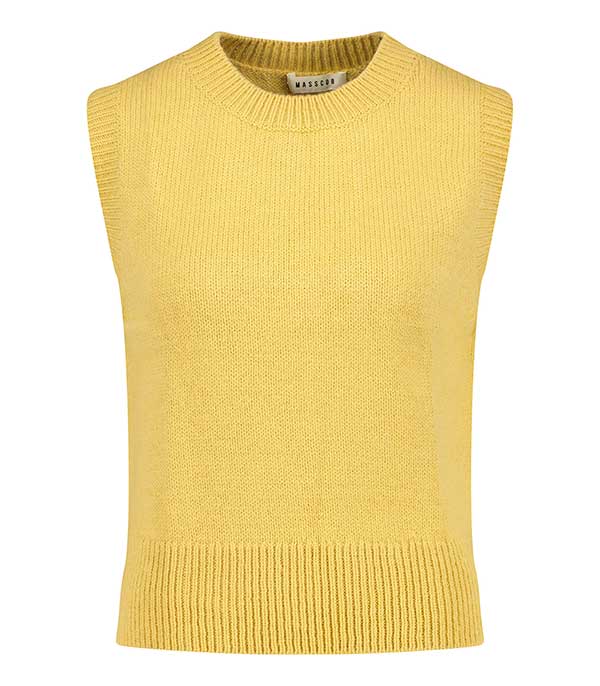 Pull sans manches Angus Citron Masscob