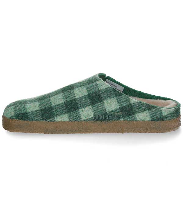 Pantoufles Zermatt Shearling Plaid Beryl Étroite Birkenstock