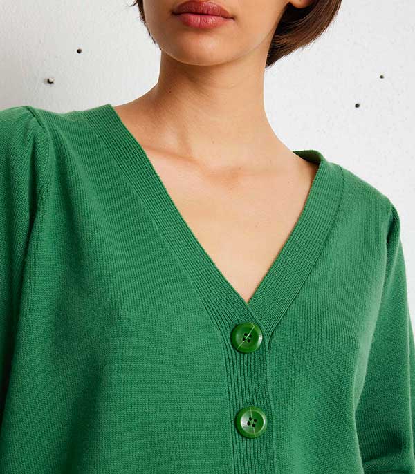 Cardigan en Laine Gracie Gazon  Idano